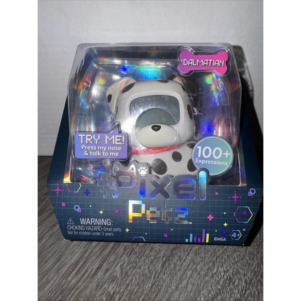 Pair of New Pixel Petz Corgi and Dalmation Electronic Toy Noise & Lights